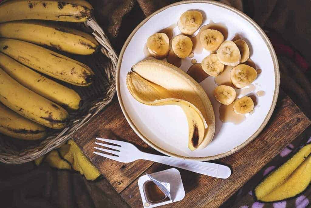 Bananen, paassmoothie, split ijsjes