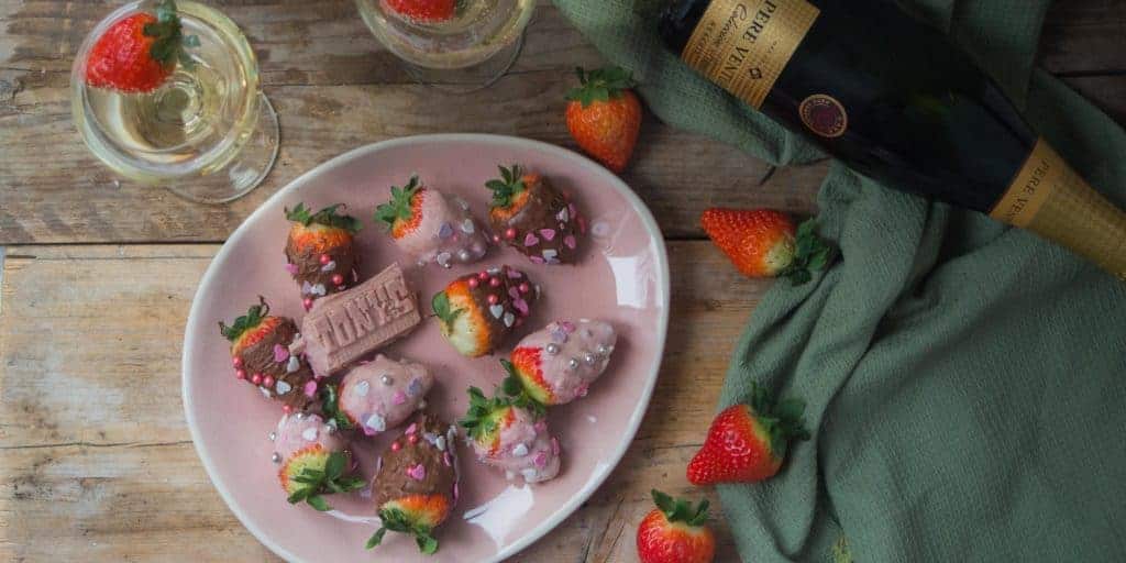Tony Chocolonely, aardbeien, Valentijnsdag