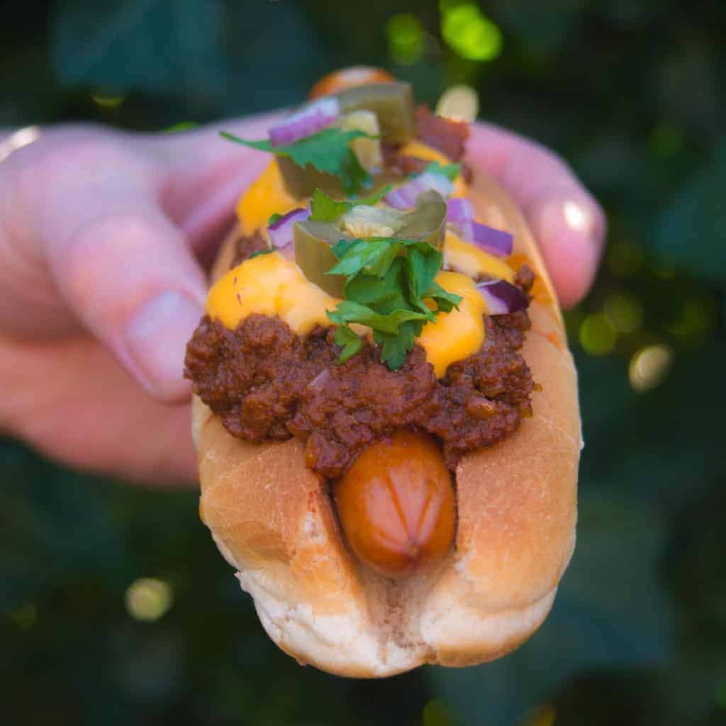 hotdog, barbecue, Jord Althuizen, burgers & bites, Chili Chees Dogs