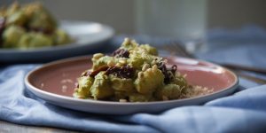 Gnocchi met avocado-broccolisaus uit Luuk’s Kitchen, Gnocchi, avocado-broccolisaus, Luuks Kitchen