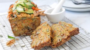 Glutenvrij groenten-notenbrood, glutenvrij