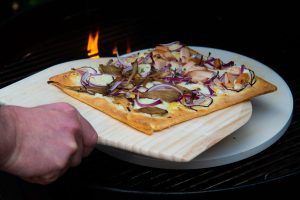 BBQ pizza, vers, Tante Fanny, pizzadeeg