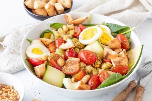 pesto, salade, vegan, cannellini, cannellini-pesto