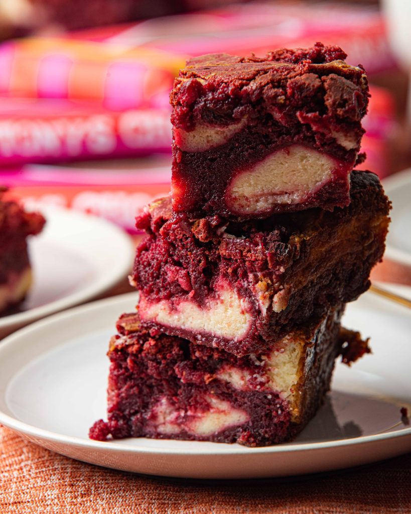red velvet, cheesecake, brownie, Valentijnsdag, Valentijn