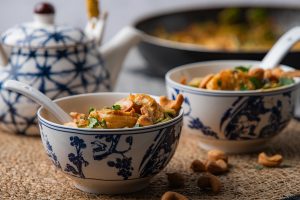 simpele curry, curry, gamba's