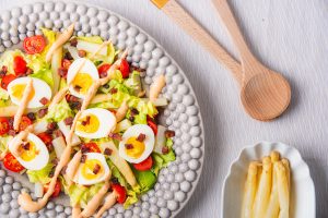 asperges, asperge, salade, BLT