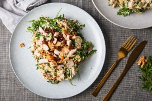 lente stamppot, stamppot, rucola, paturain